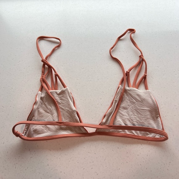 Acacia Swimwear Santorini Top in Papaya - Picture 7 of 8